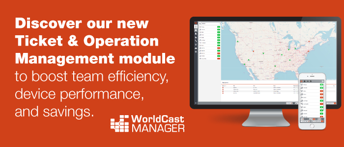 WorldCast Manager ticketing module