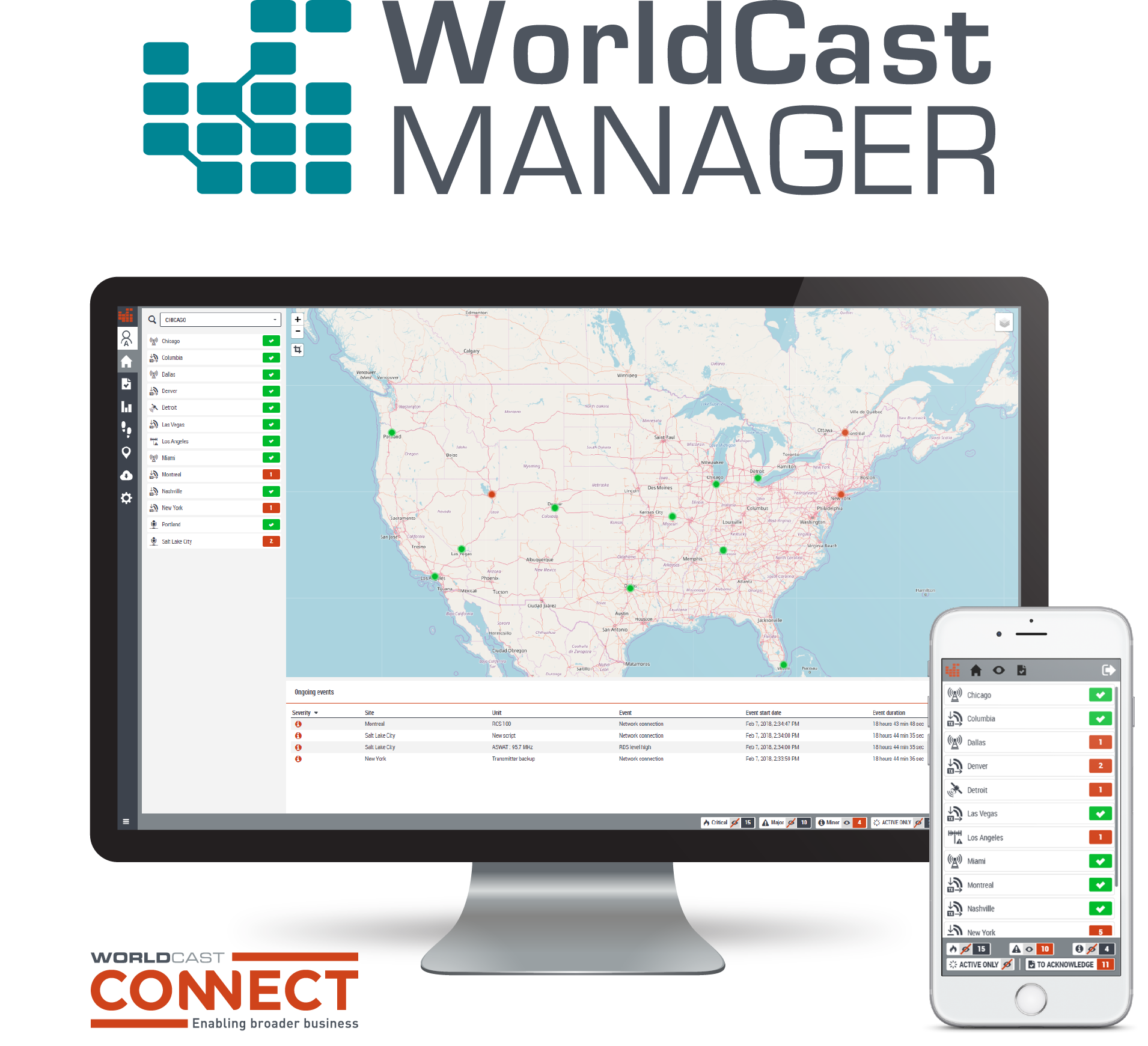IBC launch of the WorldCast Manager’s new software redundancy model